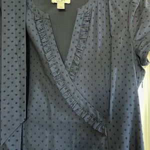 Loft navy dress. Great for transitional weather.